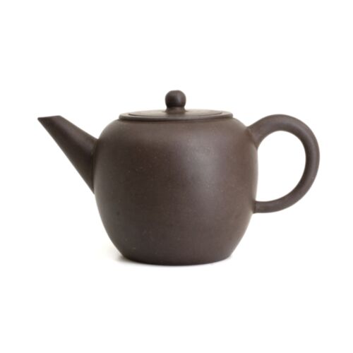F1, Factory #1, Yixing, zisha, teapot, Black Zi Ni, Black Apple, 70s, 6-cup