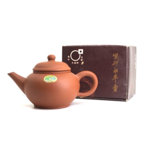F1, Factory #1, Yixing, zisha, teapot, Ning Gao Ni, shuiping, 80s, 4-cup
