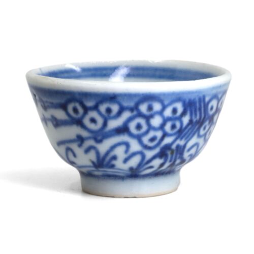28ml B&W porcelain Qing teacup