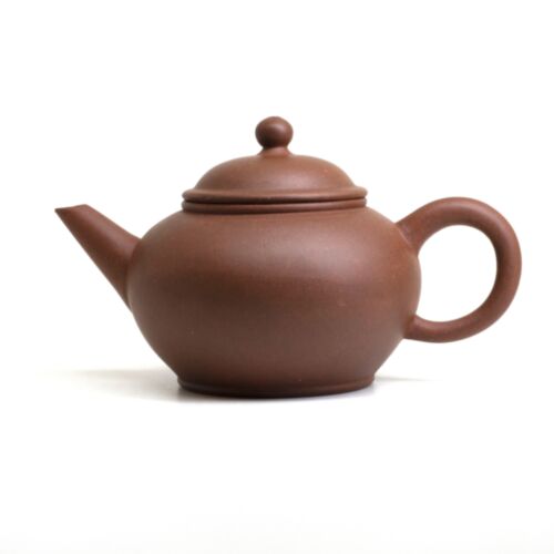 一厂, 宜兴, 紫砂, 茶壶, 紫泥, 水平壶, 80年代, 4杯, 绿标, 请饮, 请饮中国乌龙茶